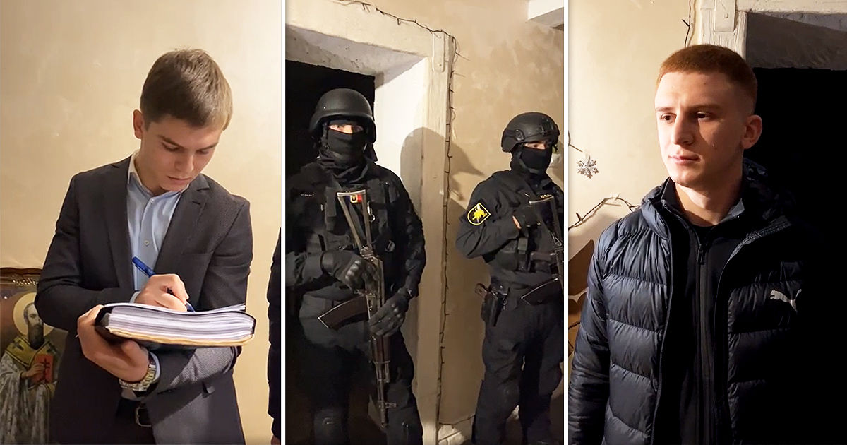Прокуратура провела обыски и задержала сына активистки Марии Олар.