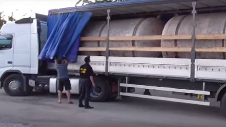 Marfă de contrabandă, în drum spre Ucraina. Foto: igp.gov.md