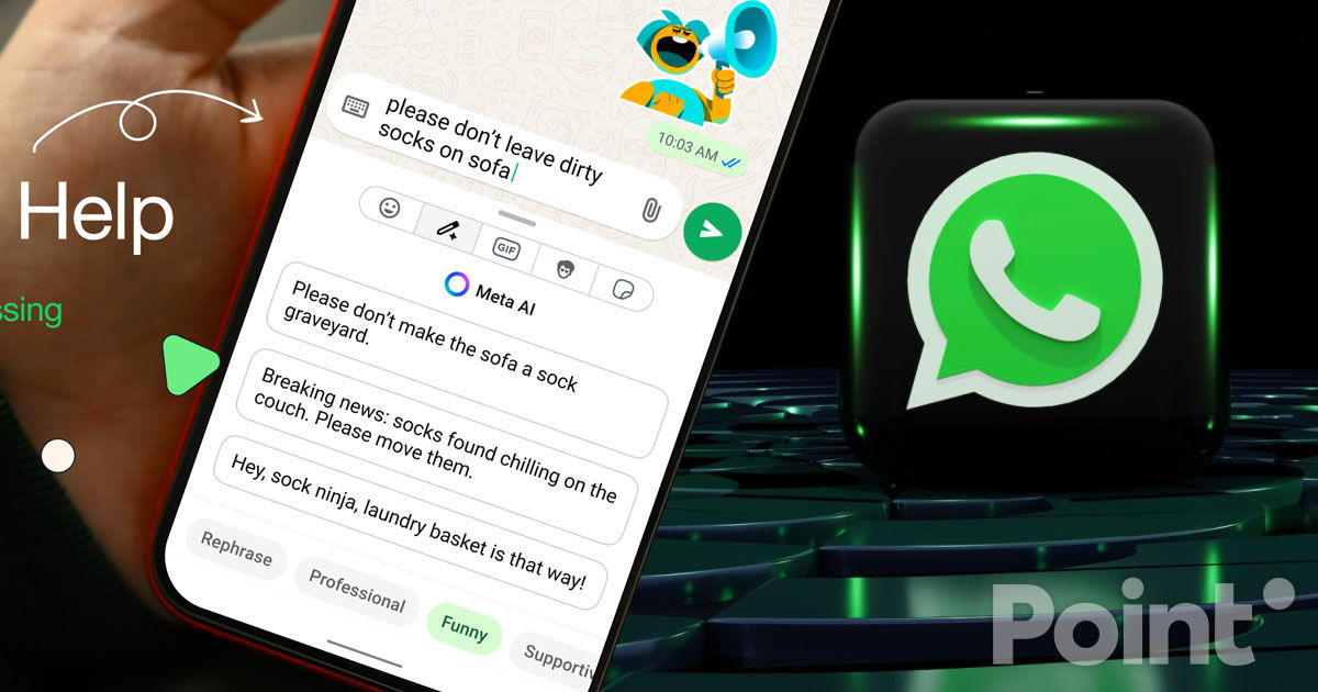 WhatsApp a lansat o nouă funcție AI care ajustează tonul mesajelor.