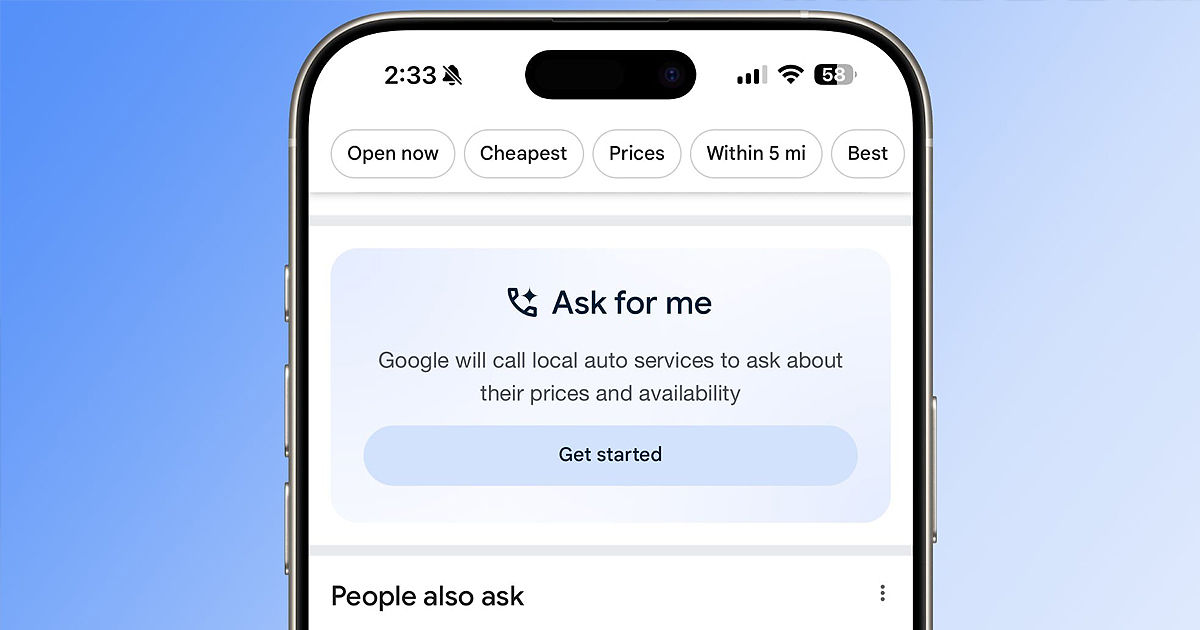Google testează funcția Ask for Me: IA va suna singură pentru a afla prețurile unor servicii.