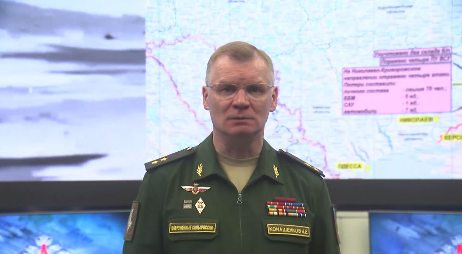 Официальный представитель Минобороны России генерал-лейтенант Игорь Конашенков.