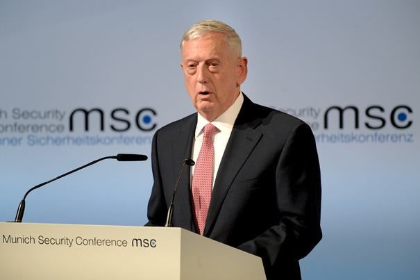 Secretarul american al Apărării, Jim Mattis. 