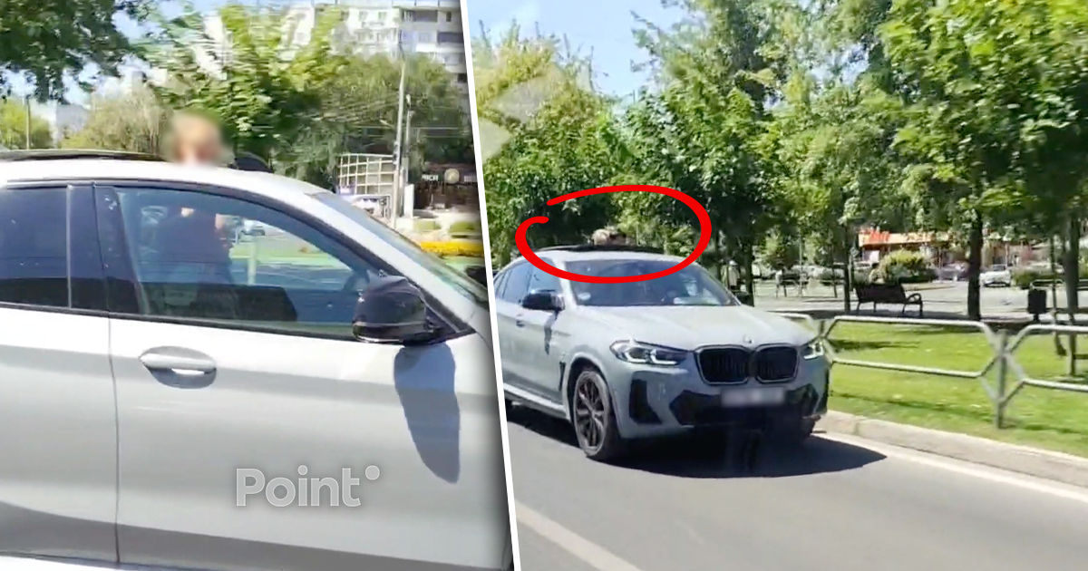  В Кишиневе выявили водителя BMW после видео с детьми в люке автомобиля.