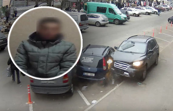 Задержан молодой человек, протаранивший три машины у вокзала. 
