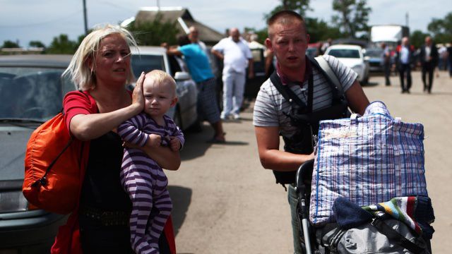 Все больше украинцев приезжают в Молдову из-за вооружённого конфликта на востоке соседней страны.