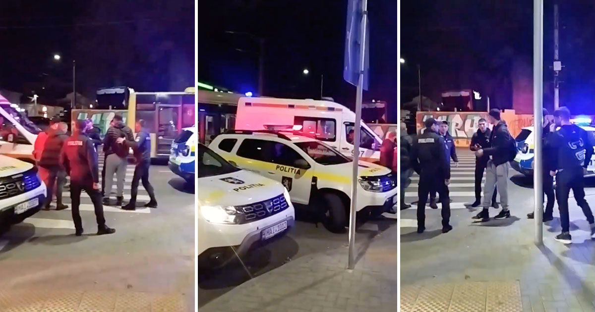 Bătaie în plină stradă în Capitală: Un bărbat, luat la pumni de mai mulți tineri.
