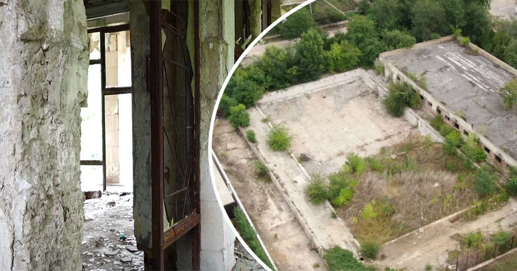 В Бельцах бассейн превратился в руины.