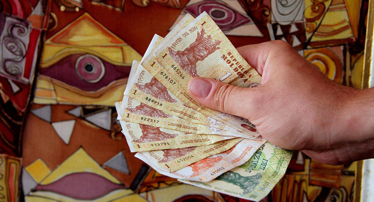 Молдавская валюта у населения закончатся раньше, чем валюта у Нацбанка