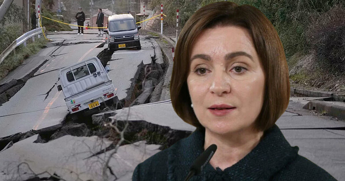 Санду: Я глубоко опечалена разрушительными землетрясениями на западе Японии. Коллаж: Point.md