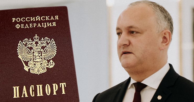 Нантой: Додон скрывает, что у него есть российское гражданство. Коллаж: Point.md.