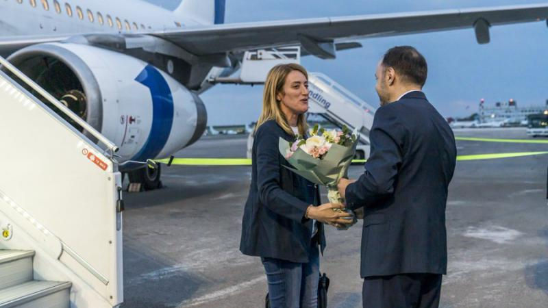 Метсола прилетела в Кишинев: Молдова выбирает Европу, у нас общее будущее.