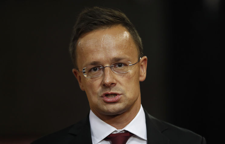 Глава МИД Венгрии Петер Сийярто.
