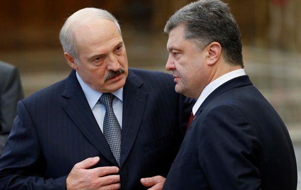 Лукашенко и Порошенко в Киеве.