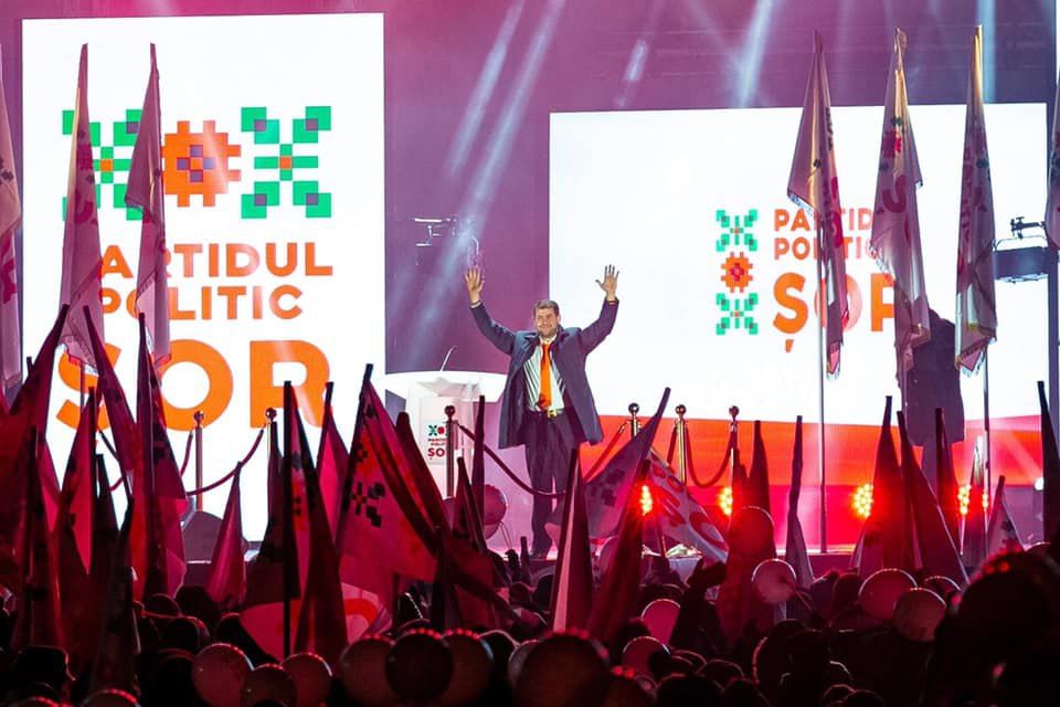 Опрос: Партия "Шор" среди лидеров политического рейтинга Молдовы.