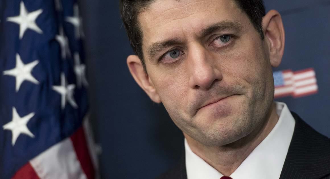 Paul Ryan, liderul Camerei Reprezentanților din Congresul SUA. 