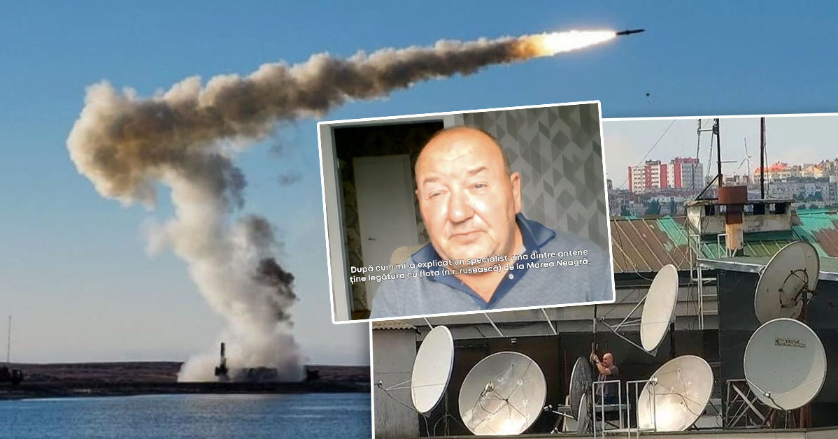 Журналист: Одна из антенн посольства могла указывать цели в Украине для крылатых ракет. Коллаж: Point.md