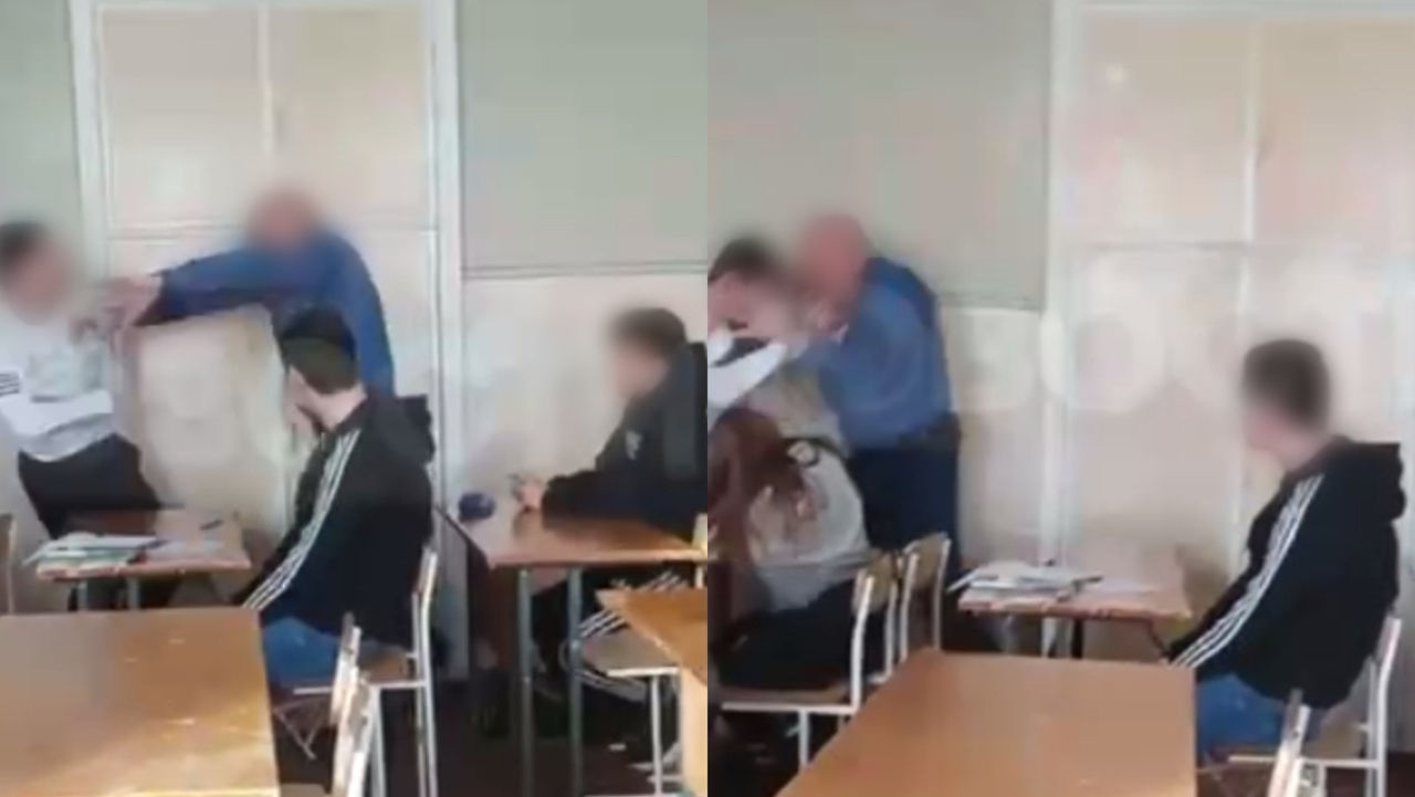 Засвет учительницы 