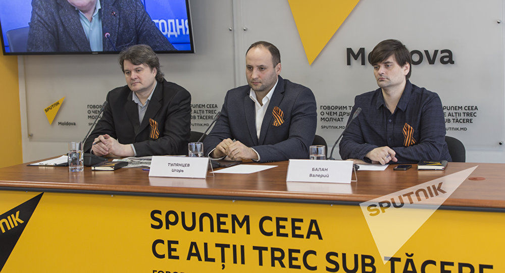Panglica Sfântul Gheorghe - simbol al dreptății. Foto: Sputnik/ Мирослав Ротарь
