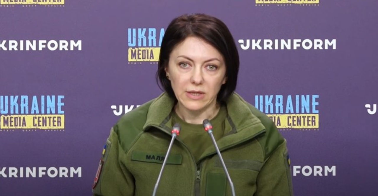 Официальный представитель Министерства обороны Украины Анна Маляр.