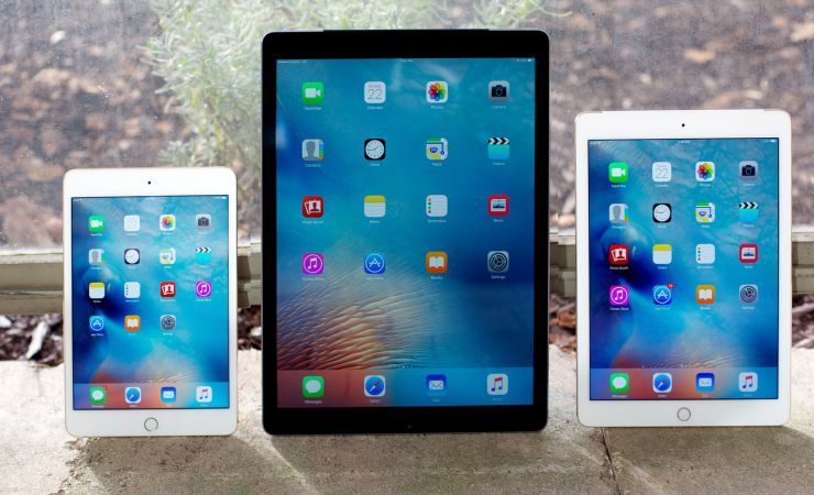 Во втором квартале 2017 года выйдут iPad на 9,7 дюйма, 12,9 дюйма и новый планшет с диагональю от 10 до 10,5 дюйма. 