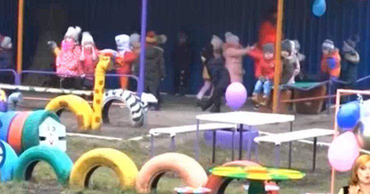 В Бельцах предприниматель обустроил игровую площадку в детсаде.