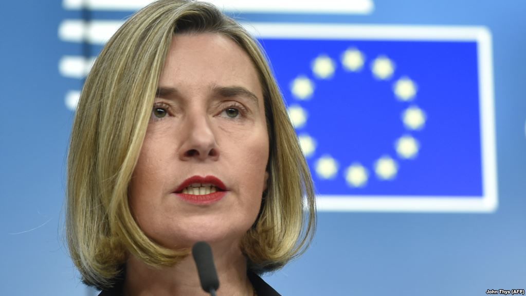 Глава европейской дипломатии Федерика Могерини.