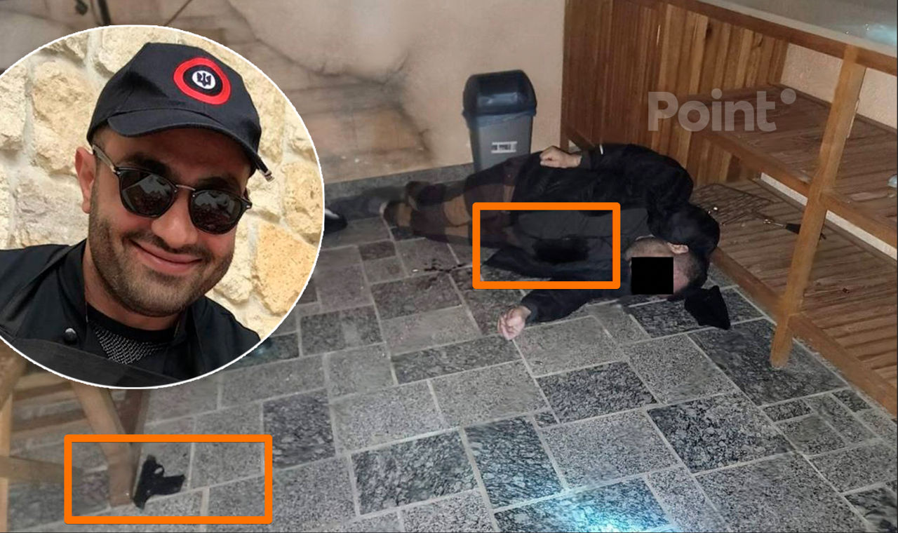 Primele imagini de la locul unde și-a pierdut viața proprietarul localului La Sarkis: A fost găsit împușcat în inimă.
