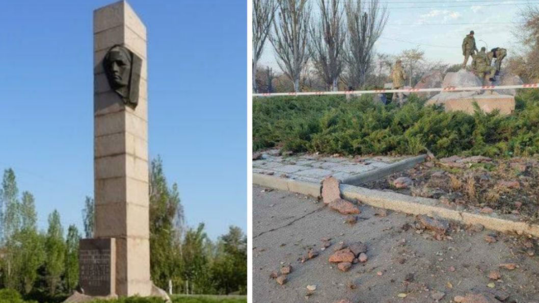 В Николаеве неизвестные взорвали обелиск на братской могиле жертв фашизма.