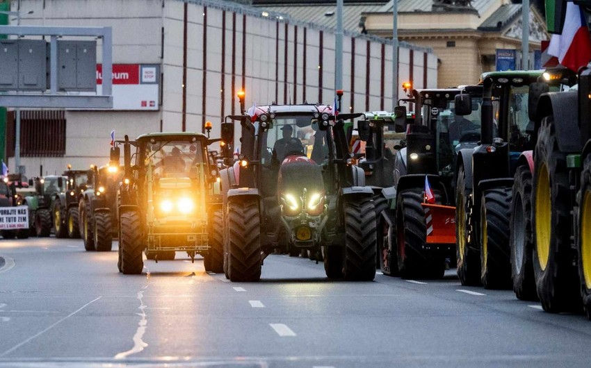 В Праге чешские фермеры планируют протесты 22 мая.