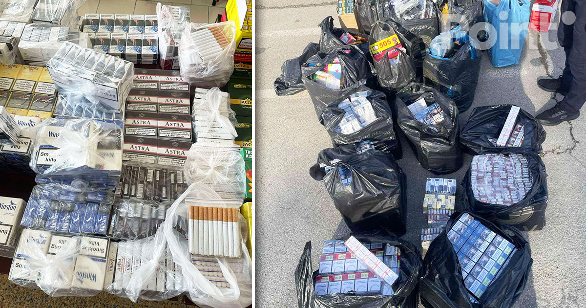 Un lot mare de țigări de contrabandă, confiscat în nordul Moldovei.