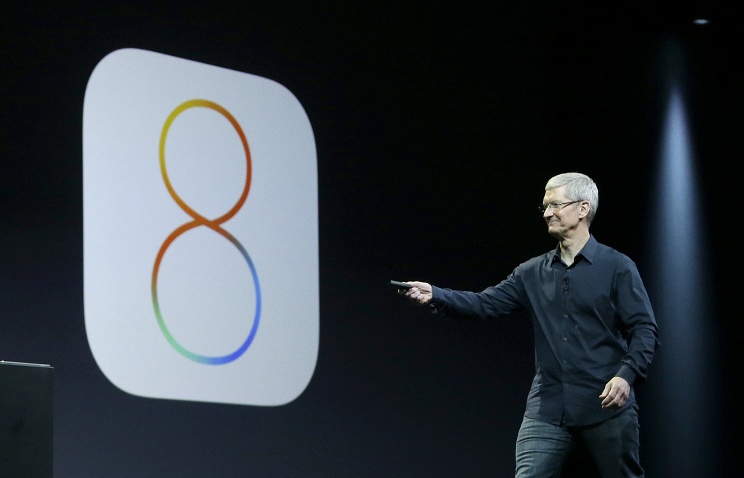 Интерфейс не подвергся изменению и остался таким же, как в iOS 7.