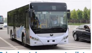 Primul autobuz cu autopilot a fost pus în circulaţie. Foto: publika.md