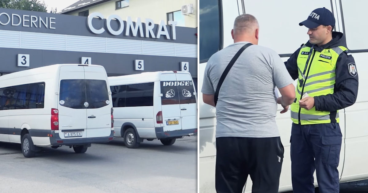 В Гагаузии полиция завершила спецоперацию "Автобус". Коллаж: Point.md