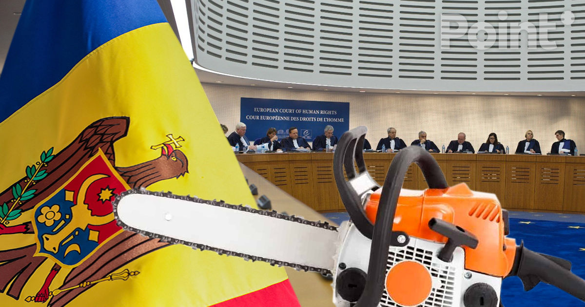 R.Moldova, condamnată la CEDO pentru destituirea unui funcționar care a primit mită o drujbă.