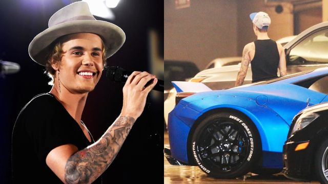 Justin Bieber și-a vândut Ferrari-ul albastru pentru aproape jumătate de milion de dolari. colaj KanKan.md