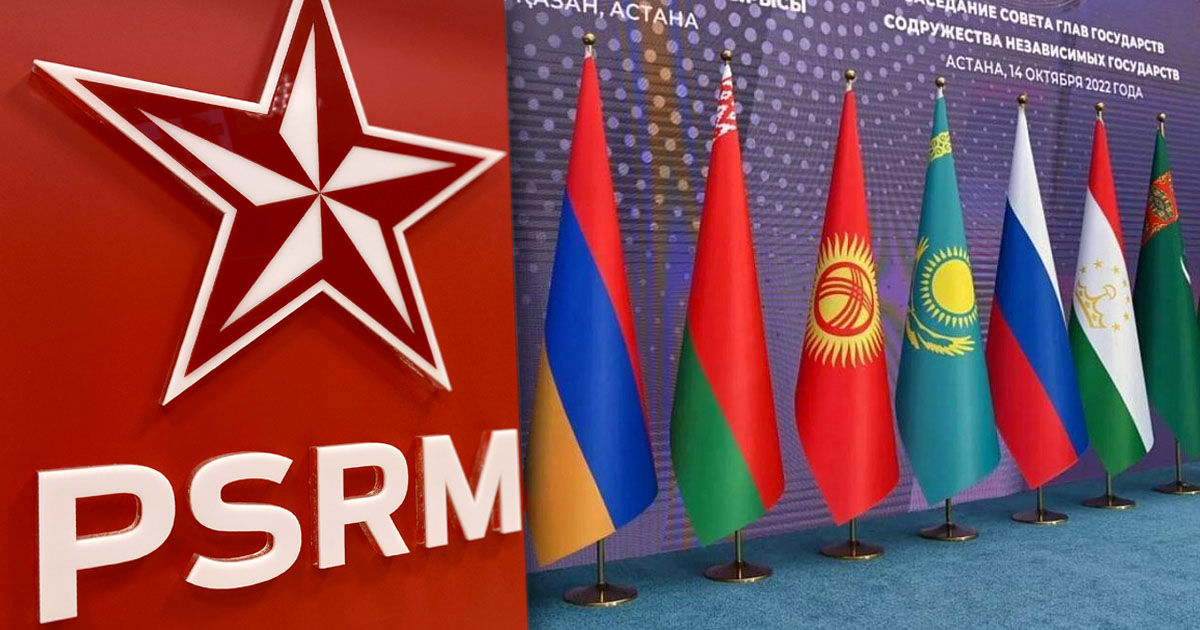 ПСРМ объявила о кампании против выхода Молдовы из СНГ. Коллаж Point.md.