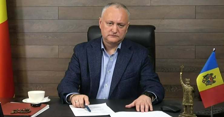 Председатель ПСРМ Игорь Додон. 