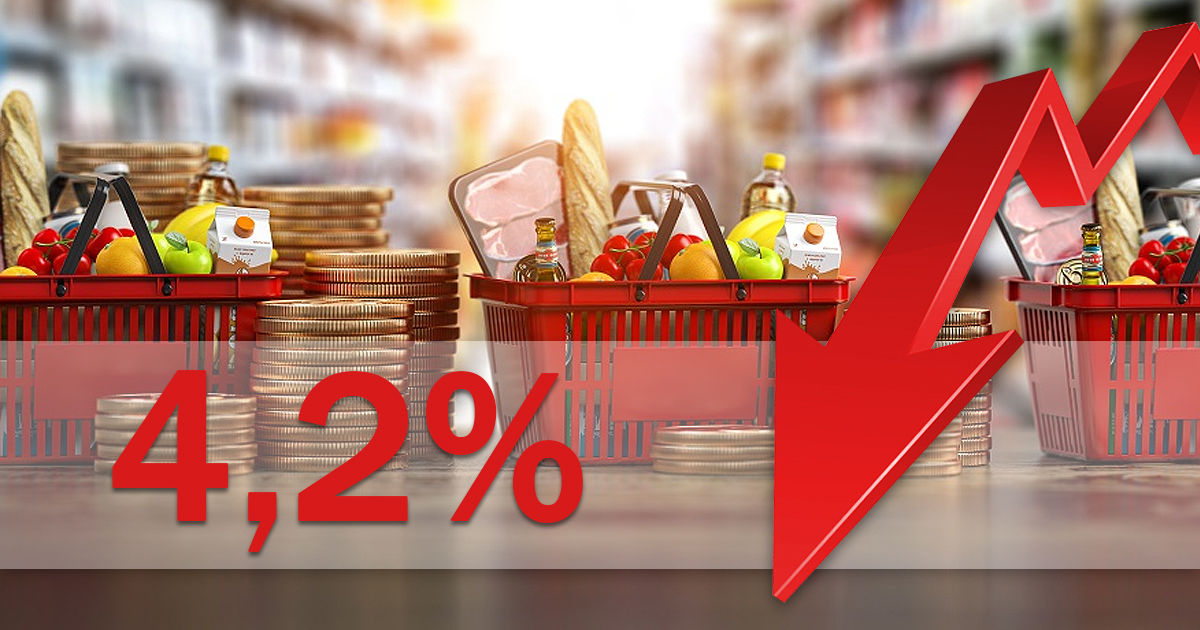 Годовая инфляция снизилась до 4,2%. Коллаж: Point.md