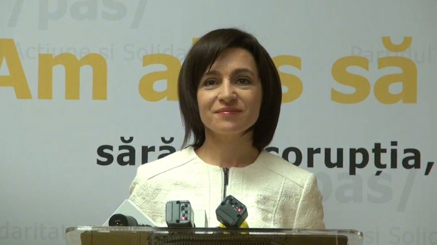 Maia Sandu, liderul Partidului Acţiune şi Solidaritate din Republica Moldova. Foto: epochtimes-romania.com