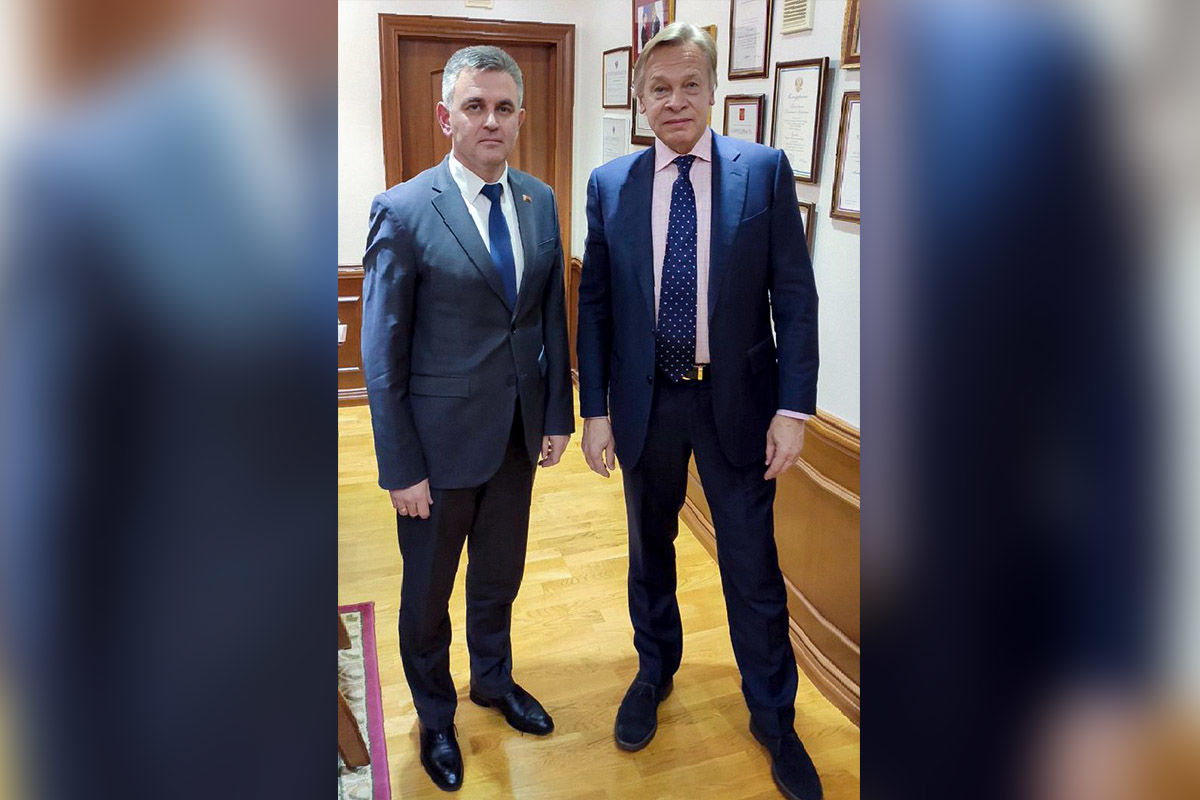 Вадим Красносельский в Москве встретился с Алексеем Пушковым.