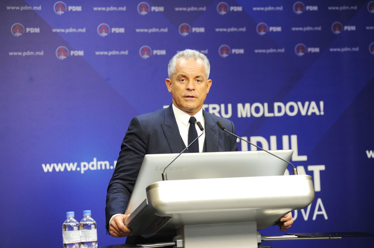 Лидер демократов Влад Плахотнюк.