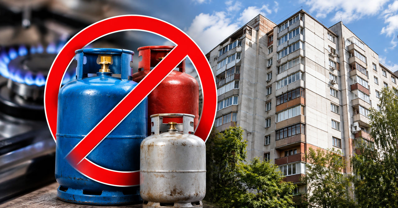 С ноября в Молдове вводится полный запрет на использование газовых баллонов в многоэтажках и общежитиях
