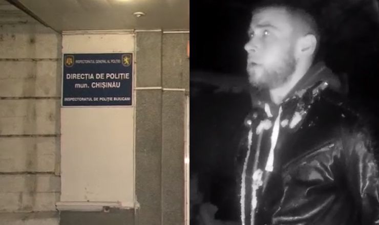 Он сказал, что услышал сигнализацию и попытался cбежать, но ему не удалось.