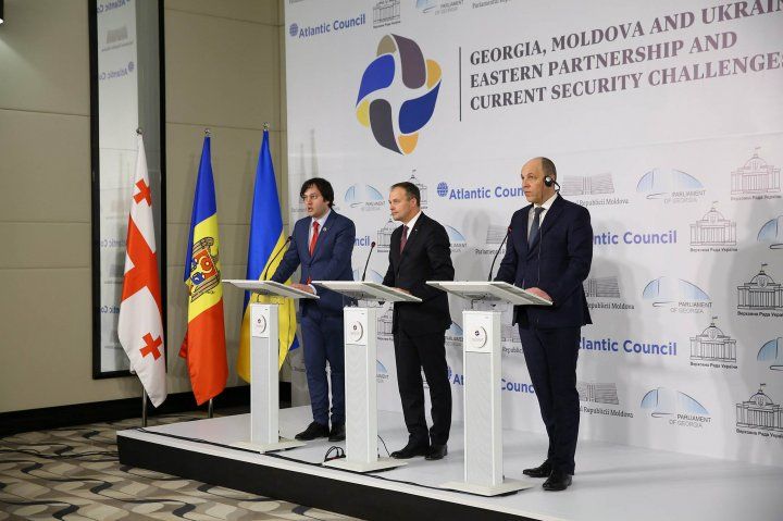 Declarația comună a președinților Parlamentelor Georgiei, Republicii Moldova și Ucrainei.