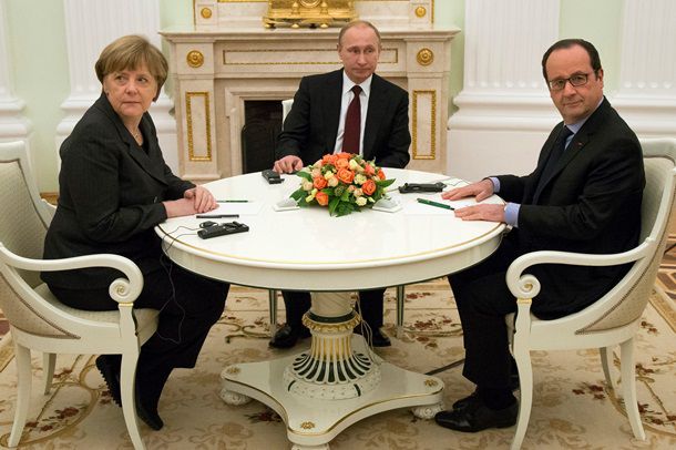 После переговоров в «нормандском формате» в Берлине главы России, Германии и Франции обсудят Сирию.