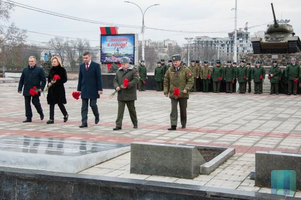 Военнослужащие Оперативной группы российских войск в Приднестровье отмечают День защитника Отечества. Фото: novostipmr.com