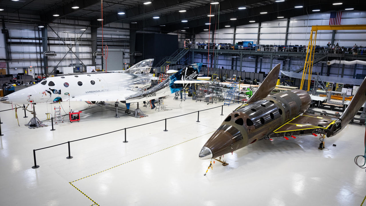 Virgin Galactic построит завод по сборке космических кораблей в Аризон.