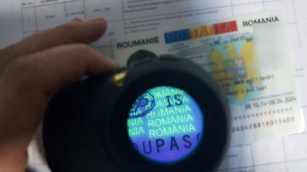 Moldovean prins cu un buletin fals: Cumpărat cu 100 de euro. Foto: politiadefrontiera.ro