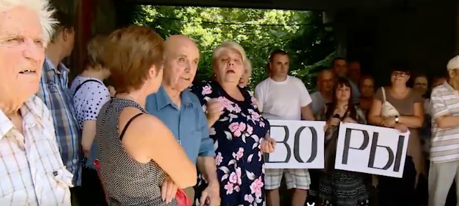 Жильцы одного из домов в столичном секторе Рышкановка начали акцию протеста. 