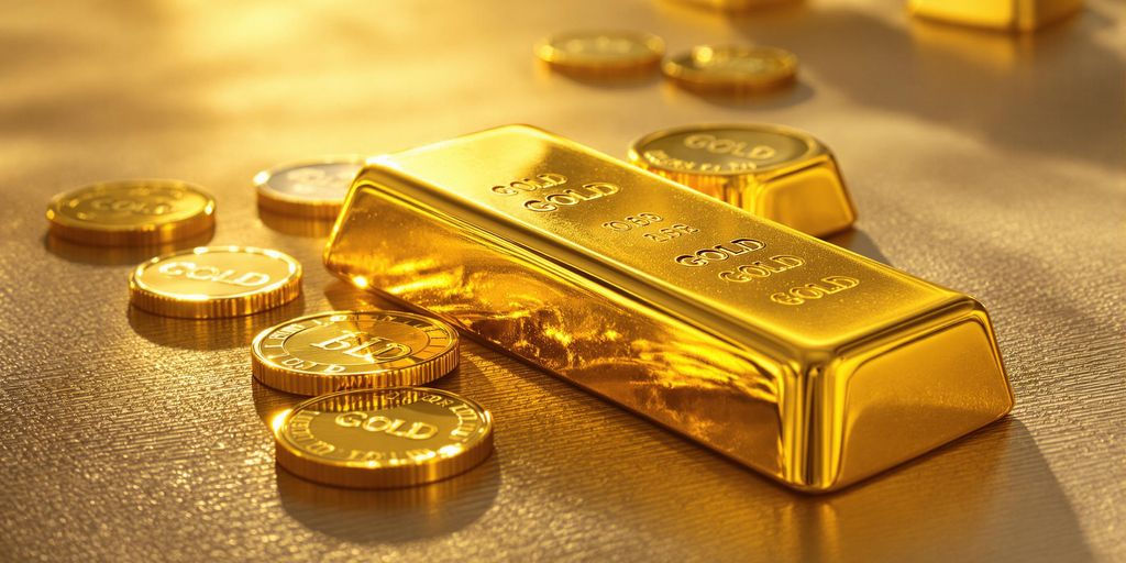 Prețul aurului pe bursă a accelerat scăderea până la 5%.